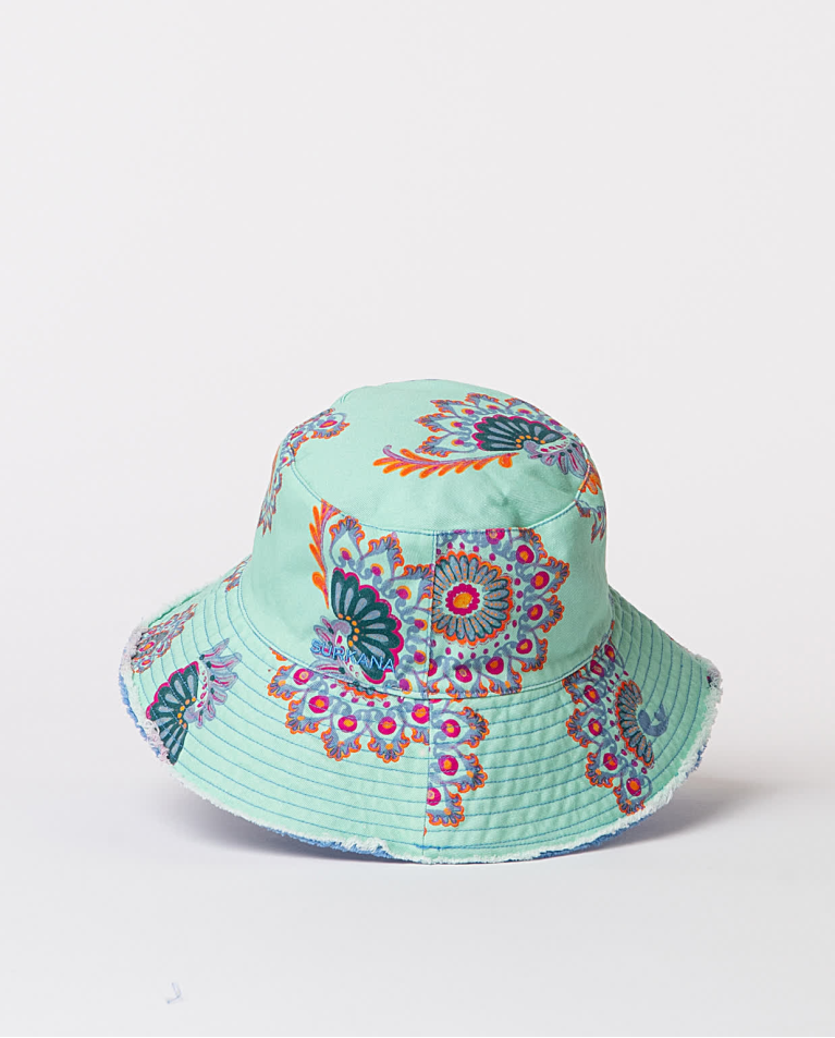 REVERSIBLE HAT // Flowers