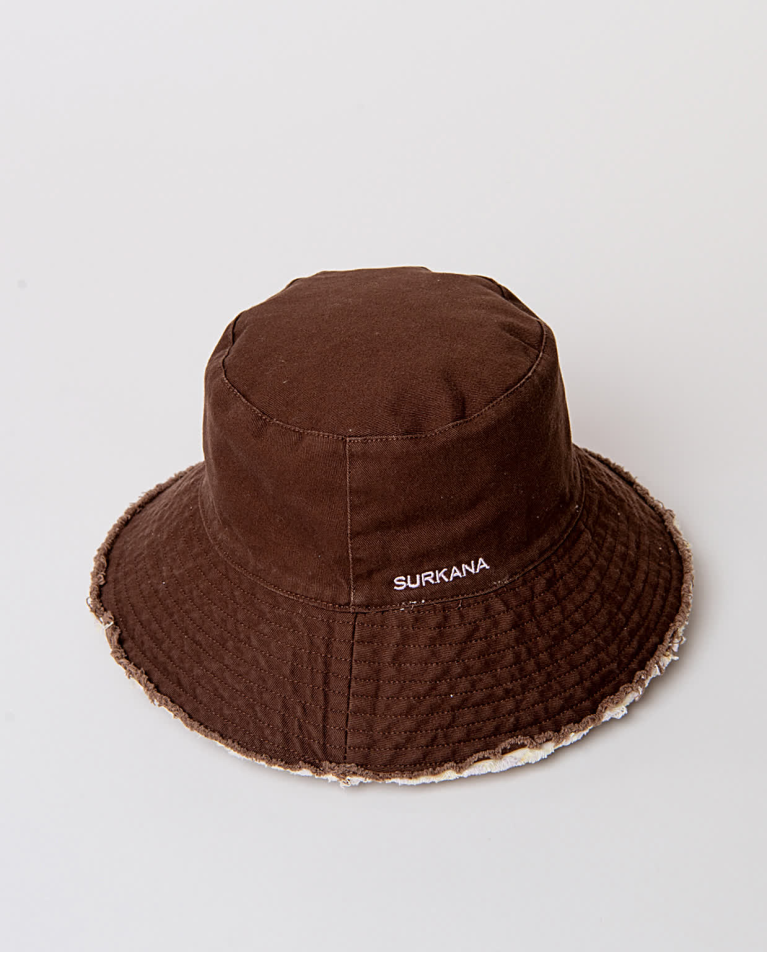 REVERSIBLE HAT // Brown