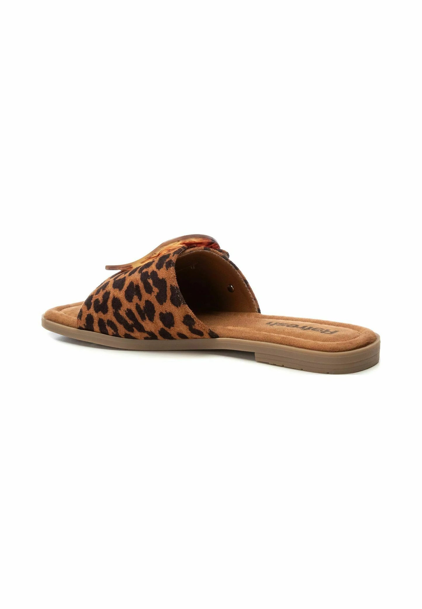 SLIDE SANDAL // Leopard Print