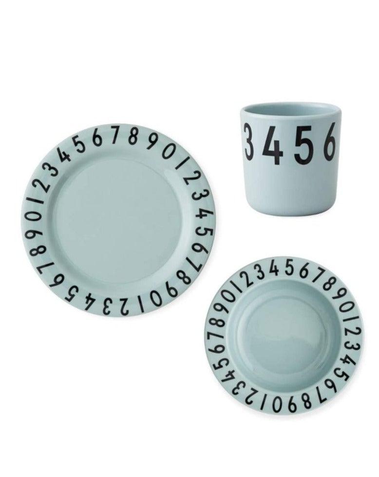 Numbers Melamine Tableware Gift Set - Loja Real