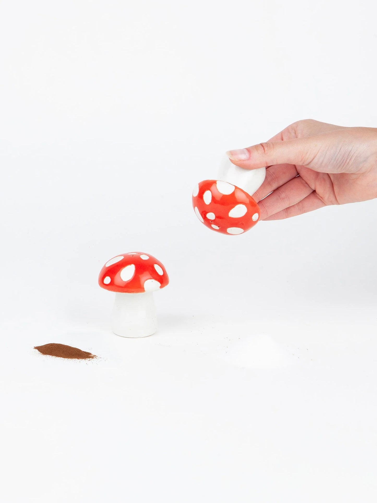 SALT AND PEPPER SHAKERS // Mushroom