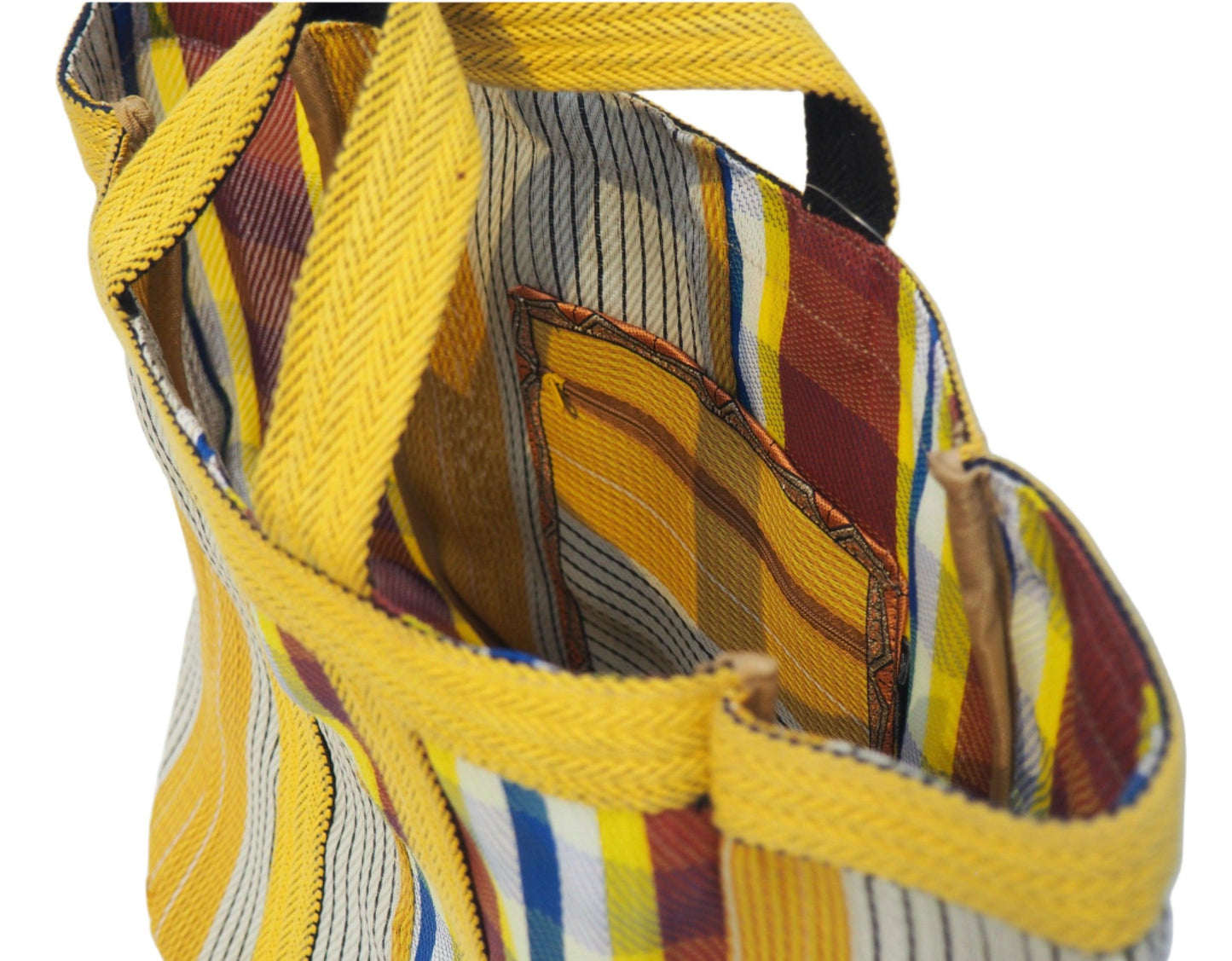 Colorful Striped Tote Bag - Loja Real