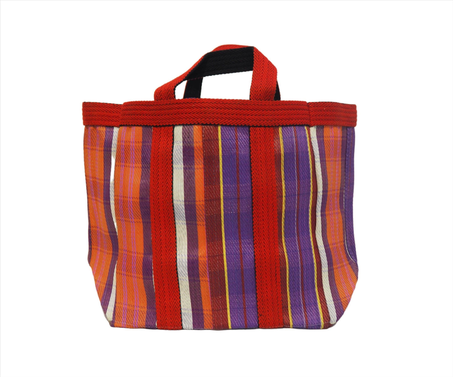 Colorful Striped Tote Bag - Loja Real