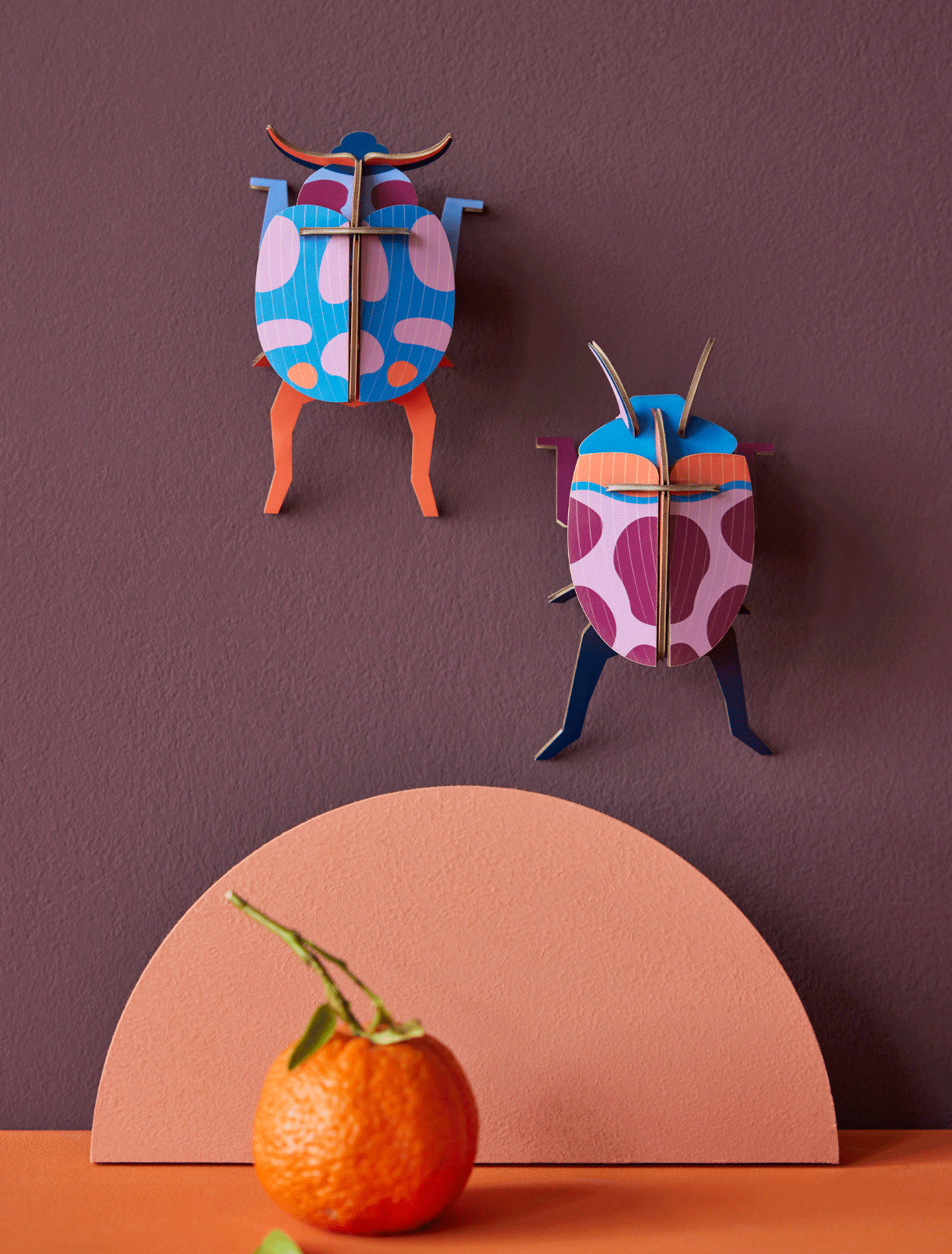 3D WALL ART // Coccinelle Couple