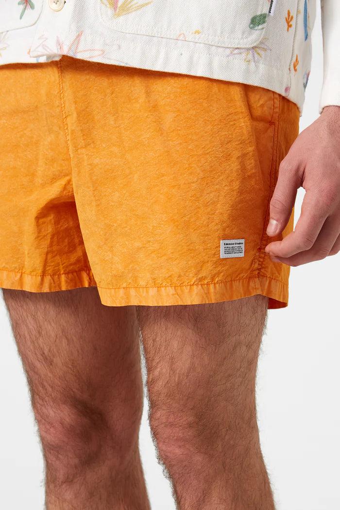 Classic Colour Plain Orange Swimsuit - Loja Real