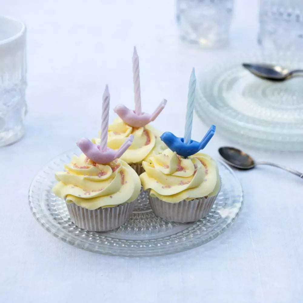 CAKE CANDLEHOLDERS // Birds (set of 6)