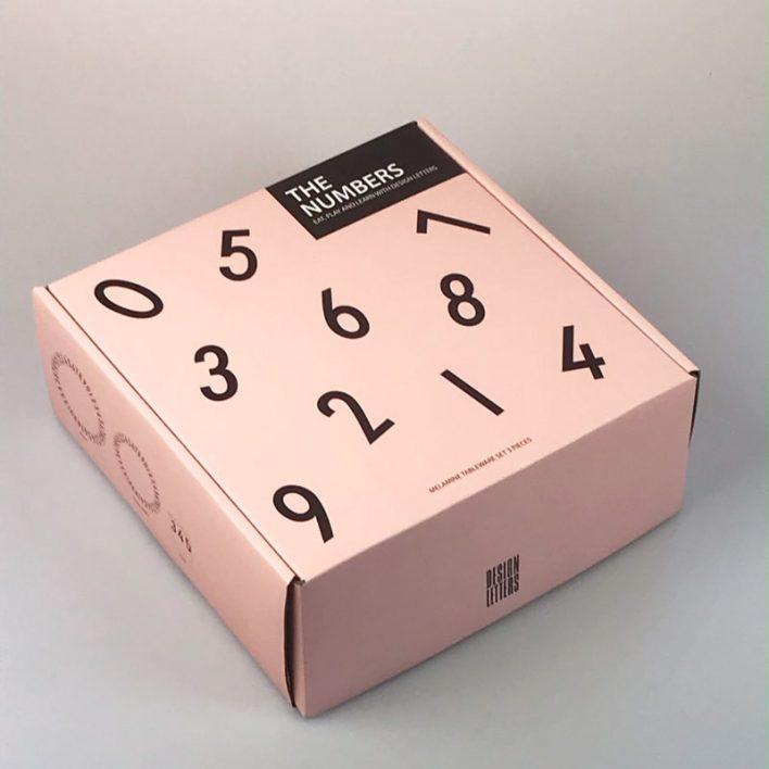 Numbers Melamine Tableware Gift Set - Loja Real