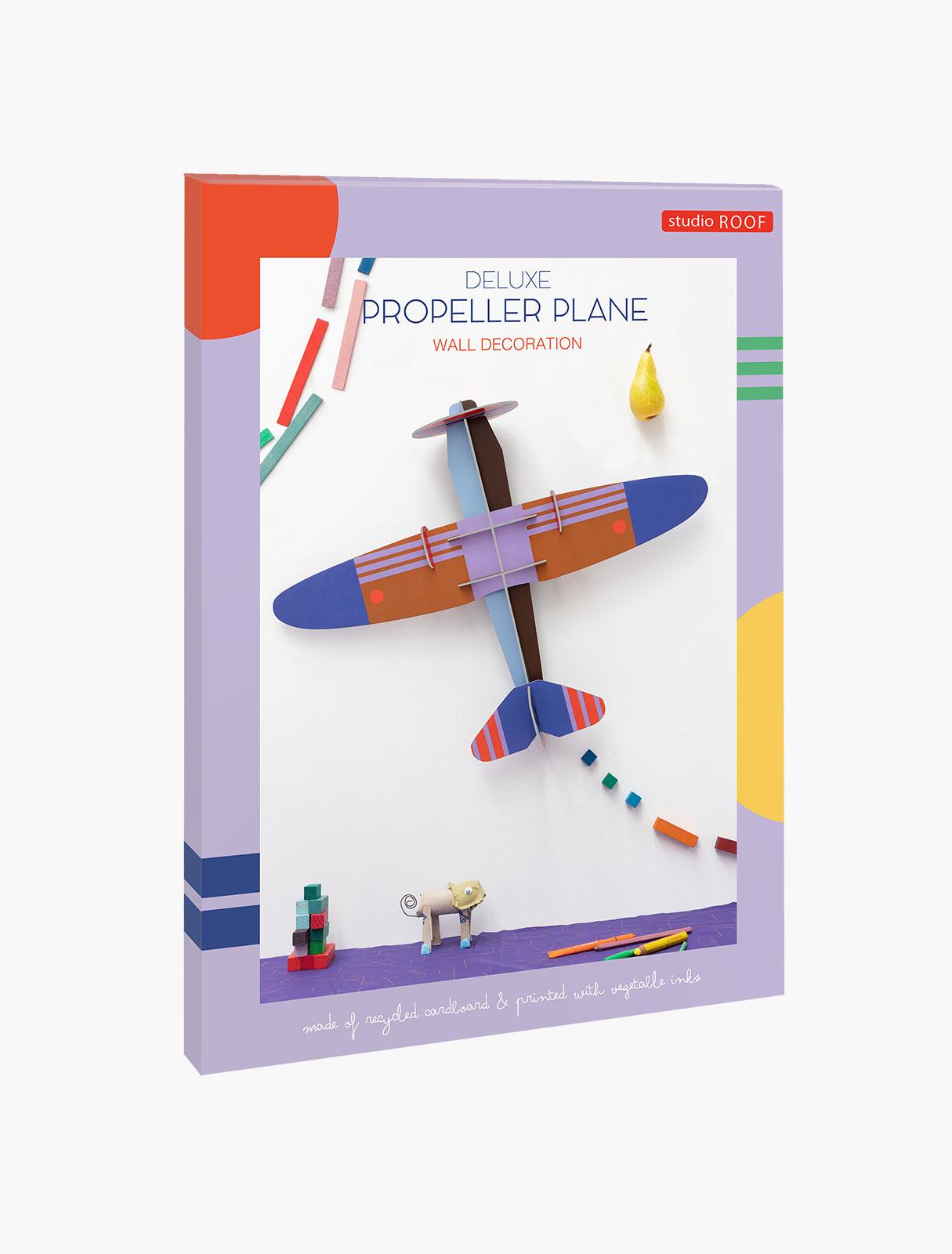 3D Deluxe Propeller Plane - Loja Real