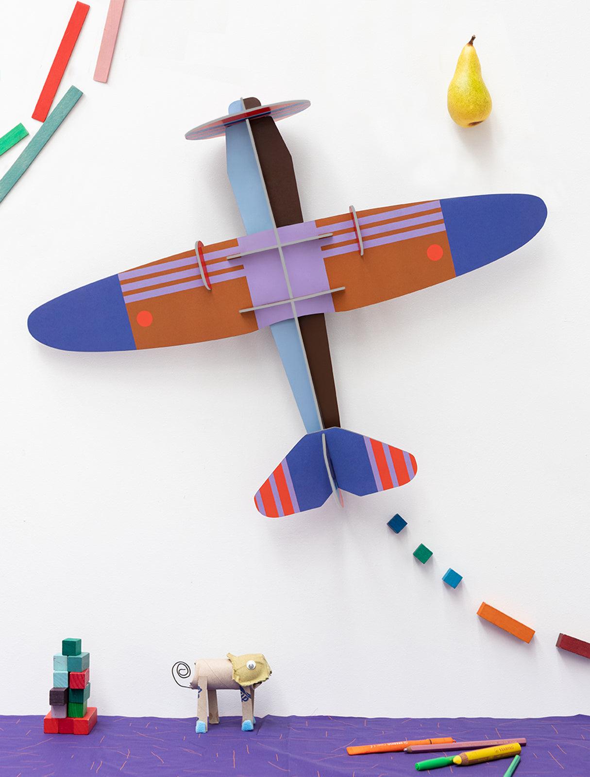 3D Deluxe Propeller Plane - Loja Real