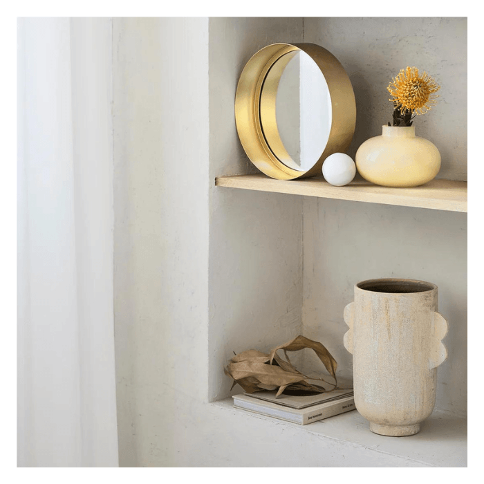 Vase Bella French Vanilla Recycled Glass - Loja Real