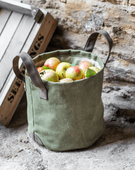GARDEN BAG // Khaki fruit and vegetables bag - Loja Real