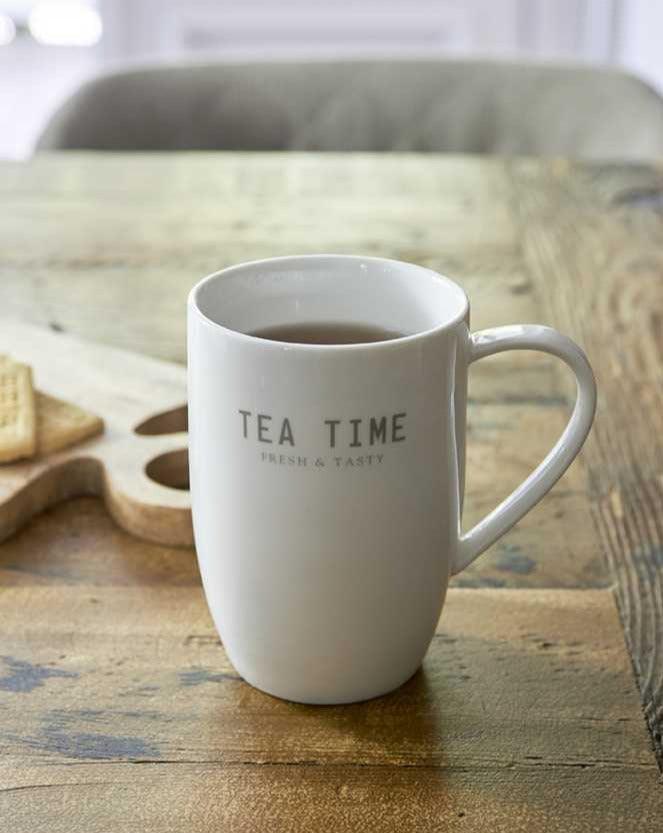 TEA // Tea Time porcelain mug - Loja Real