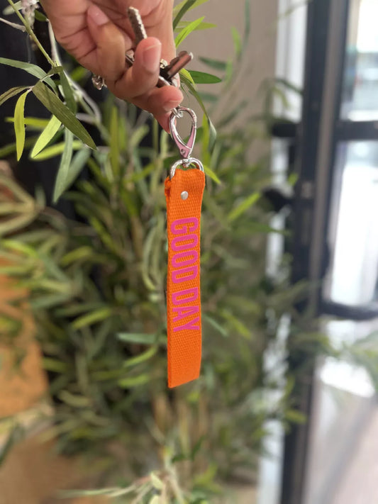 Keychain in Canvas with print