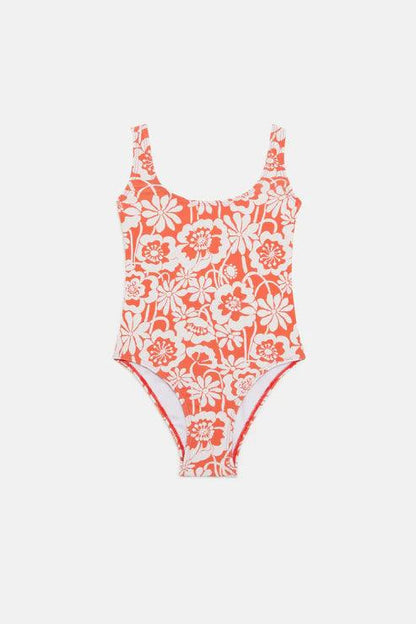 Swimsuit Beach Flower Print