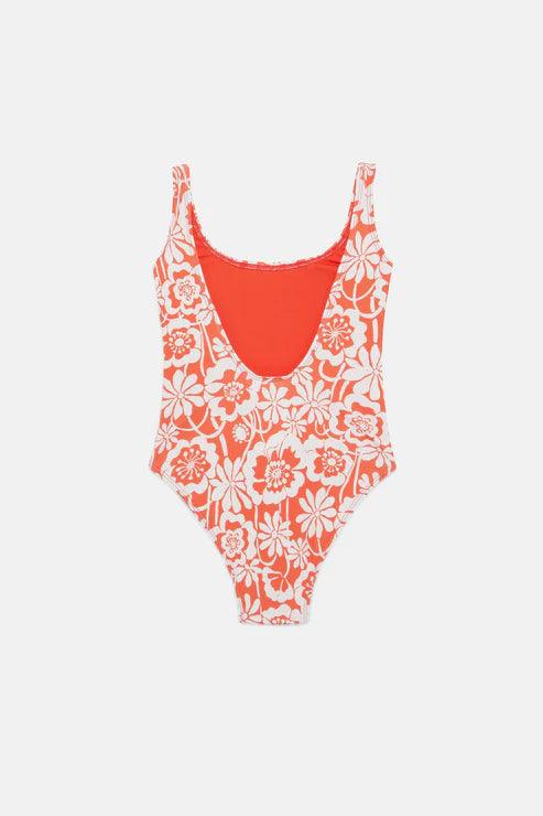 Swimsuit Beach Flower Print - Loja Real