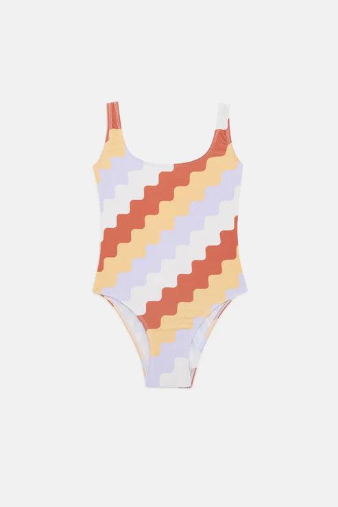 Swimsuit Zigzag Print