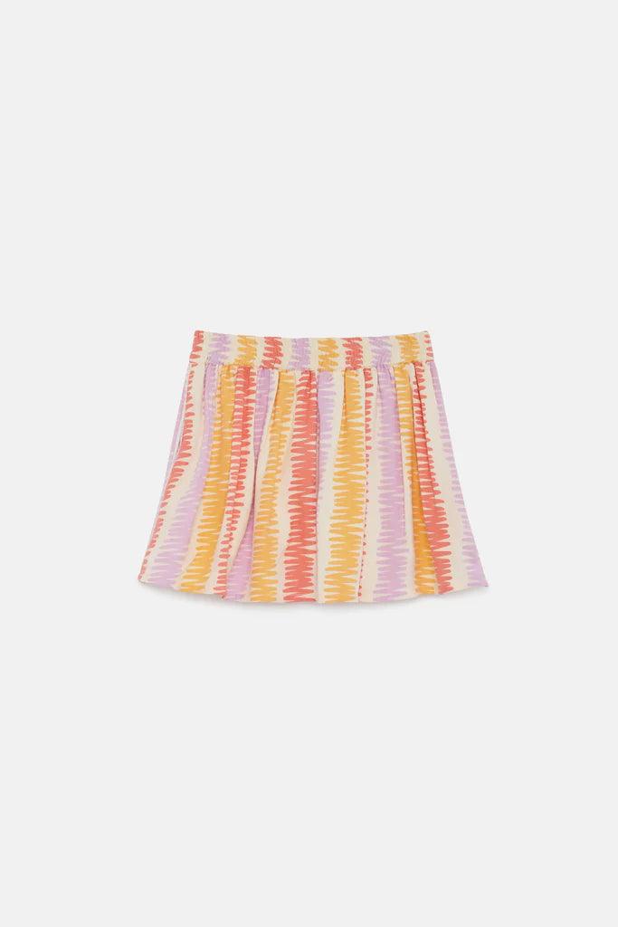 Striped Short Skirt - Loja Real