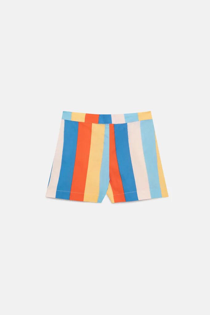 Cotton Stripes Shorts