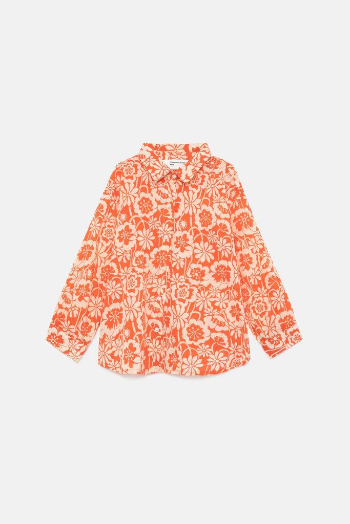 Oversized Shirt Flower print - Loja Real