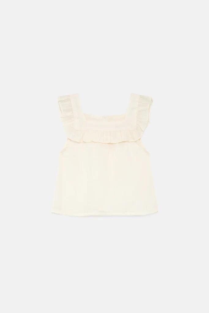 Top with ruffle detail - Loja Real