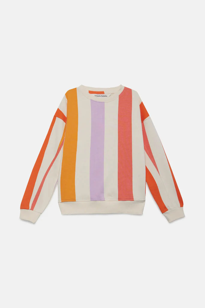 SWEATSHIRT // Striped Print