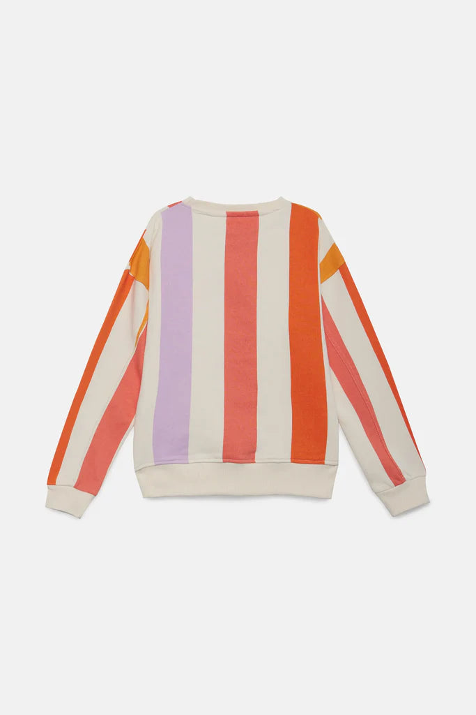 SWEATSHIRT // Striped Print