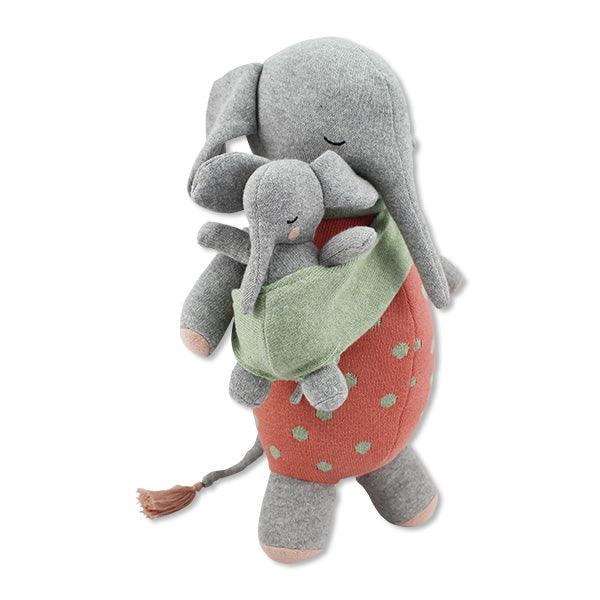 Soft Toy Elephant Mother with Baby - Loja Real