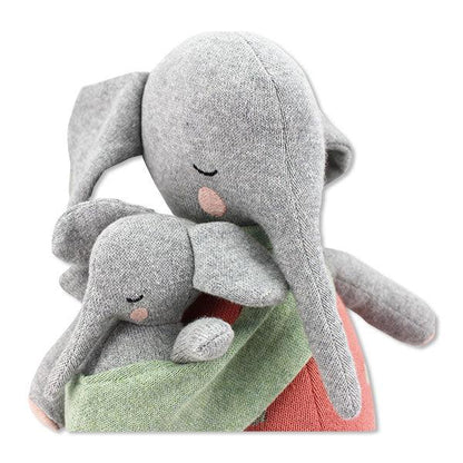 Soft Toy Elephant Mother with Baby - Loja Real