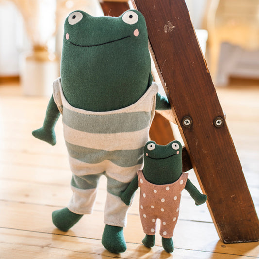AVA & YVES // Soft Toy Frog with Baby