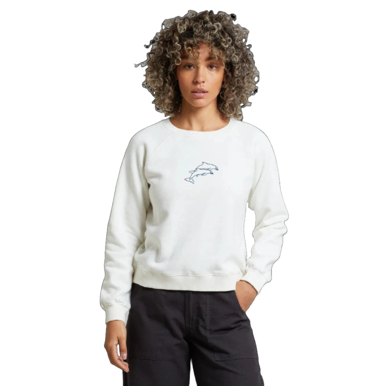 Sweatshirt Duplo Golfinho Bordado