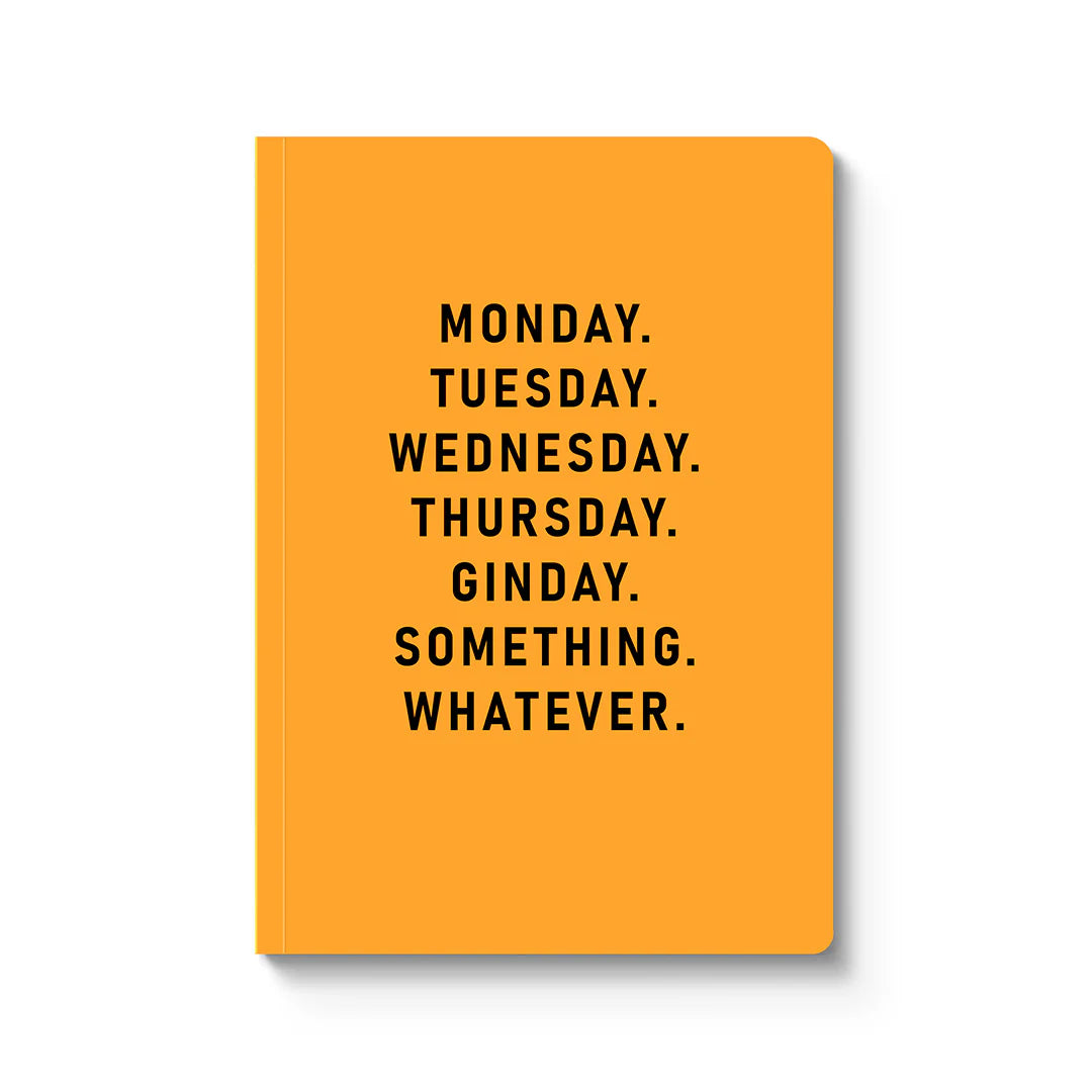 NOTEBOOK A5 // Ginday, Something, Whatever