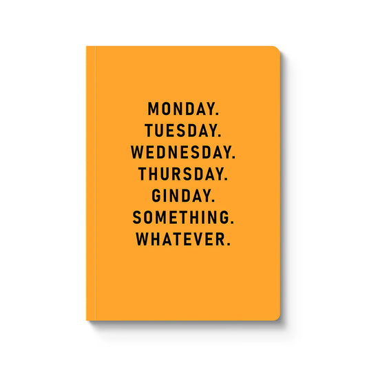 NOTEBOOK A5 // Ginday, Something, Whatever