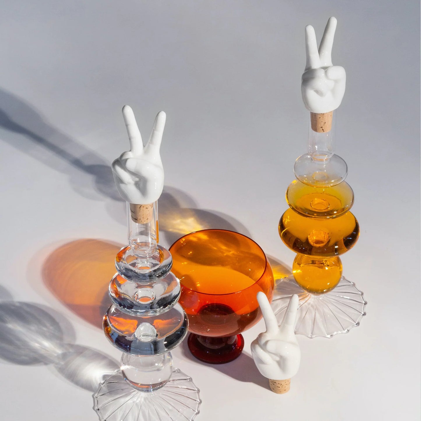 BOTTLE SEALER //  Peace Hands