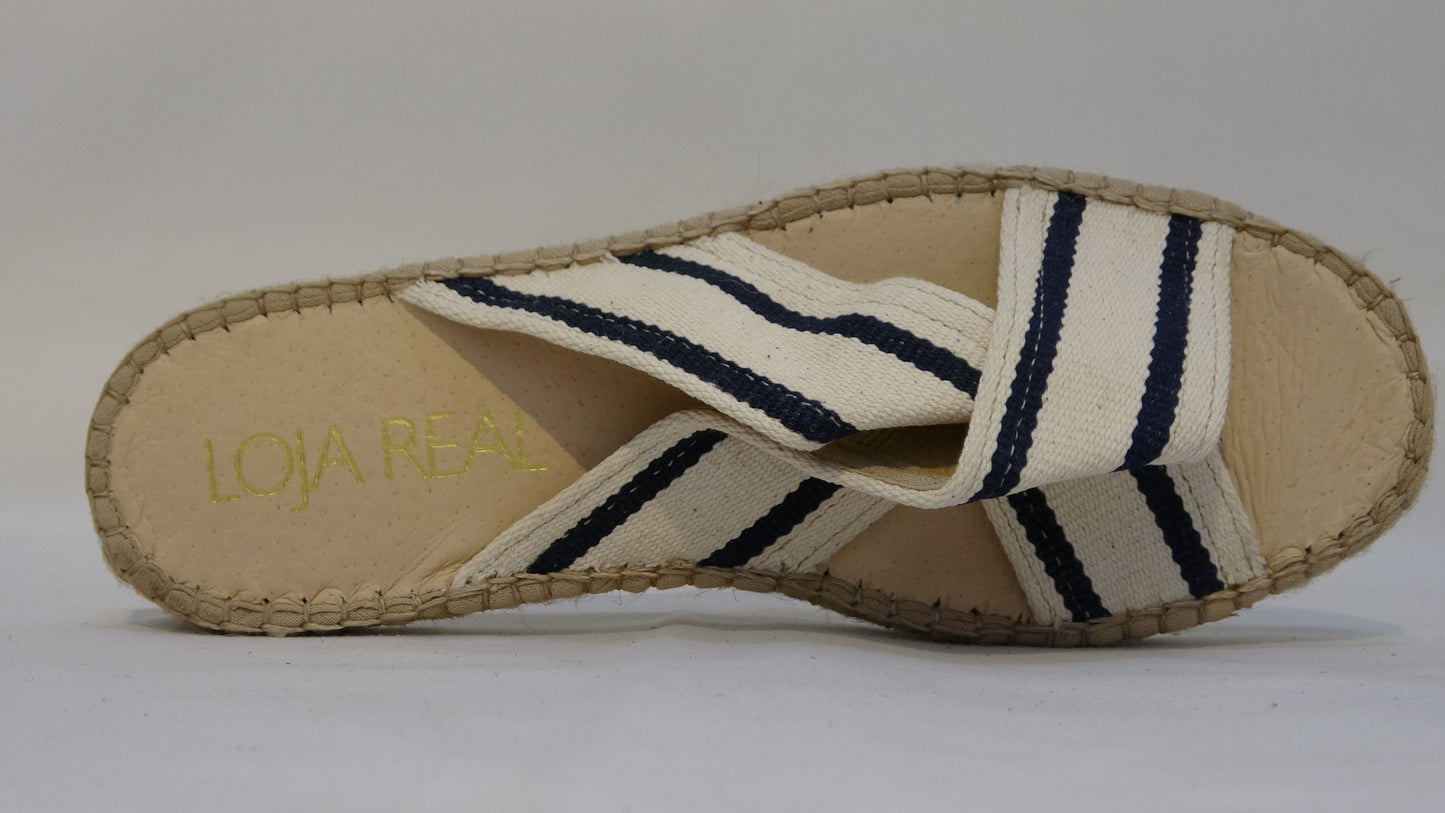 ESPADRILLES // Cruz Plana em Algodão