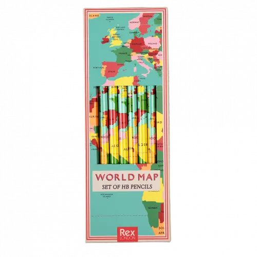 HB PENCILS // World Map