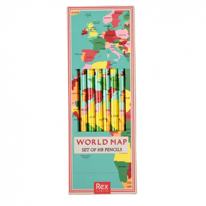 HB PENCILS // World Map