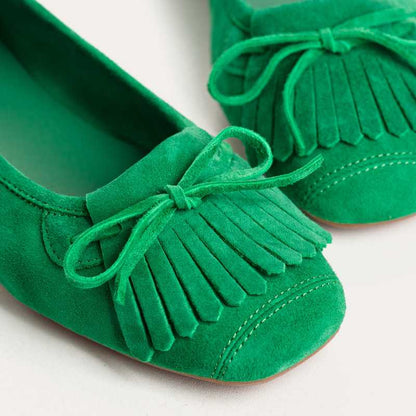 BALLERINAS FLAT // With Fringe Detail