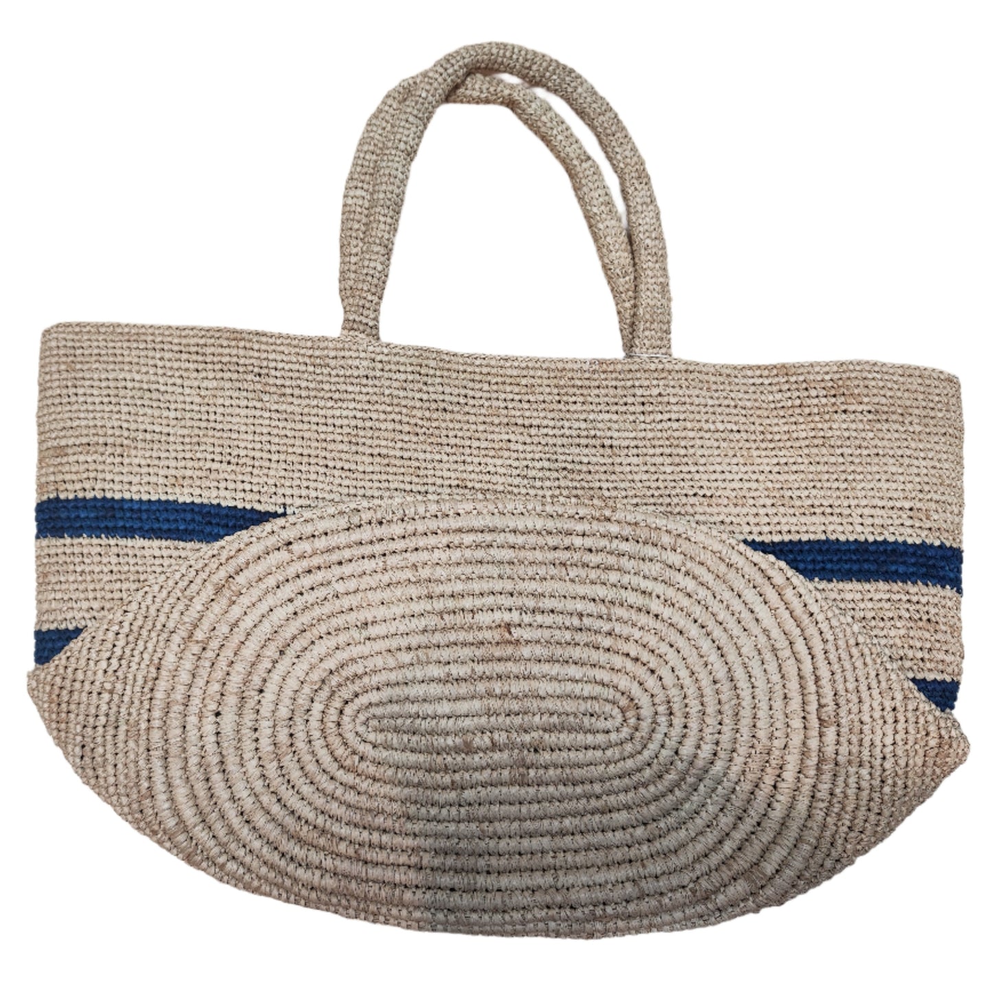 RAFFIA BAG // With Stripes