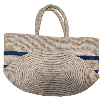 RAFFIA BAG // With Stripes