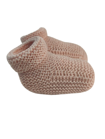 KNITTED BABY BOOTIES // Handmade in Cotton