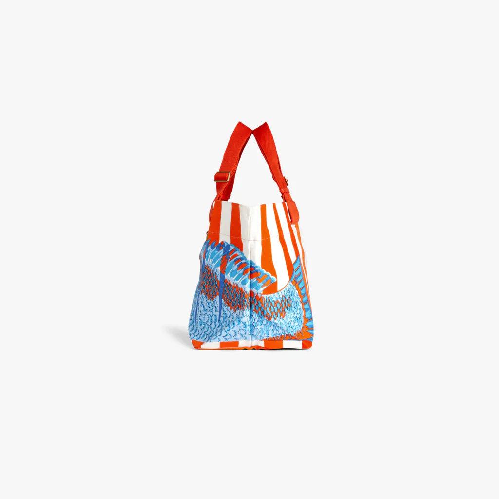 Big Canvas Bag Fish Print - Loja Real