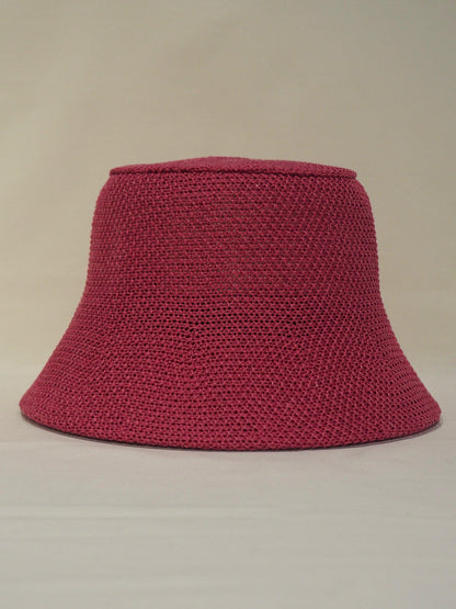 Rafia Paper Bucket Hat - Loja Real