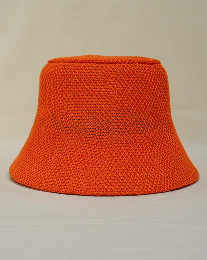 Rafia Paper Bucket Hat - Loja Real