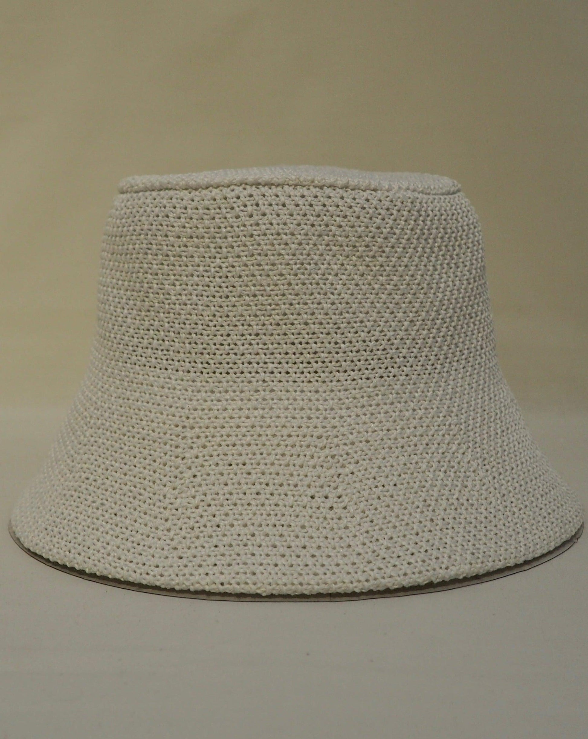 Rafia Paper Bucket Hat - Loja Real