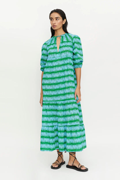 LONG DRESS // Summer Vibes striped print