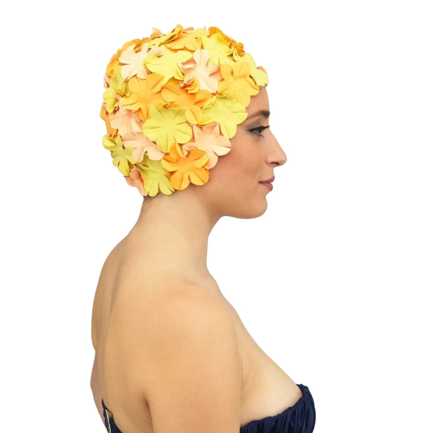 SWIM CAP // Vintage Style Flowers