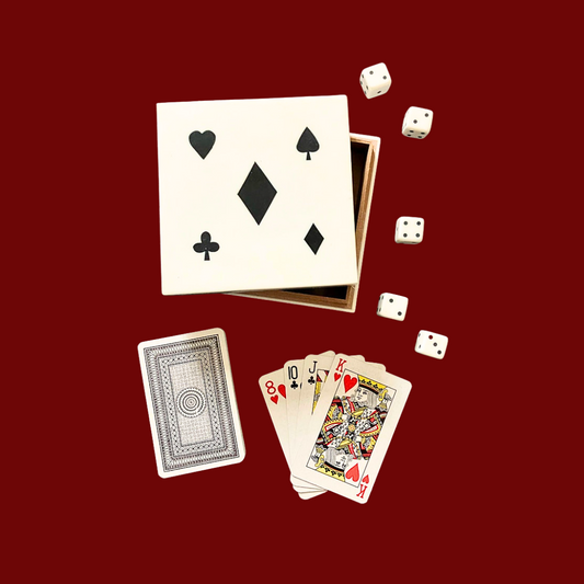 BOX // With Playing cards and dice