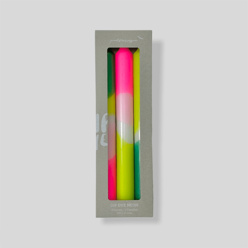 Set of Neon Candles - Loja Real