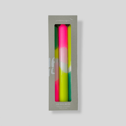 Set of Neon Candles - Loja Real