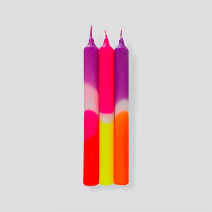 Set of Neon Candles - Loja Real